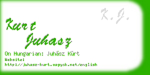 kurt juhasz business card
